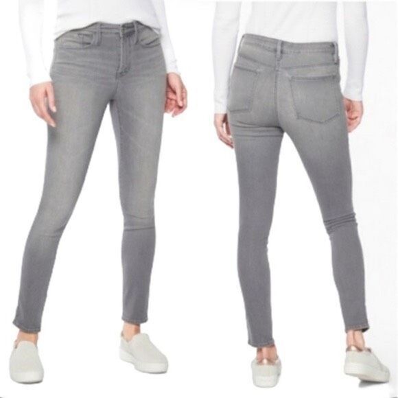 ✨HP✨ATHLETA Womens Sculptek Stretch Skinny Grey Kenai Wash High Rise Jeans✨ - Picture 1 of 6